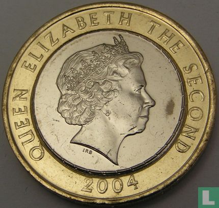 Falklandinseln 2 Pound 2004 "30th Anniversary of Falkland Coinage" - Bild 1