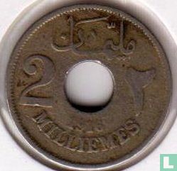 Egypte 2 milliemes 1916 (AH1335) - Afbeelding 1
