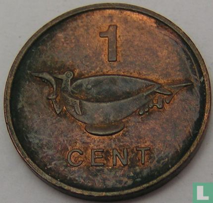 Salomonseilanden 1 cent 1977 (zonder FM) - Afbeelding 2