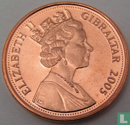 Gibraltar 1 penny 2005 - Afbeelding 1