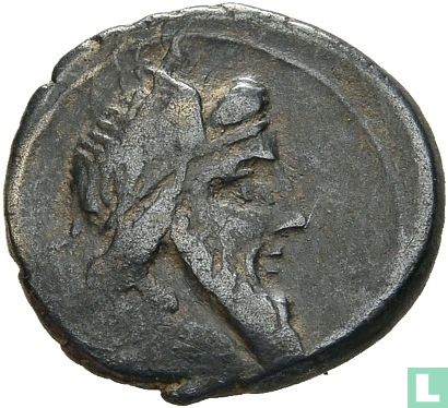 Romeinse Republiek. Q. Titius, AR Denarius Rome 90 v.C. - Afbeelding 1