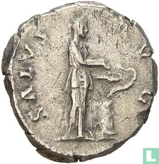 Hadrien 117-138, AR denier Rome - Image 1