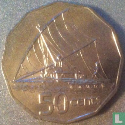 Fiji 50 cents 1995 - Image 2