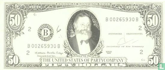 50 Dollars The United States of Partycompany - Afbeelding 1