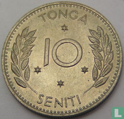 Tonga 10 seniti 1967 - Image 2
