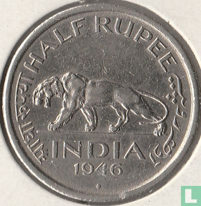 Brits-Indië ½ rupee 1946 - Afbeelding 1
