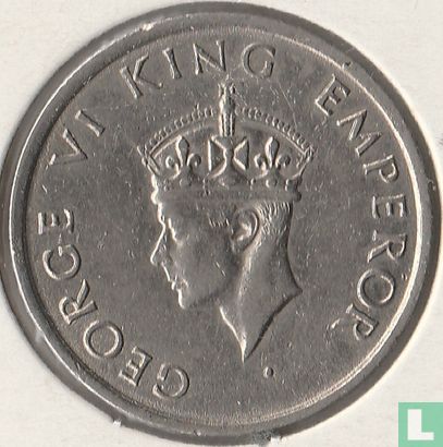 Britisch-Indien ½ Rupee 1946 - Bild 2
