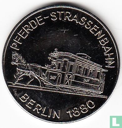 DDR Berlin 1880 Pferde Strassenbahn 1987 - Afbeelding 1