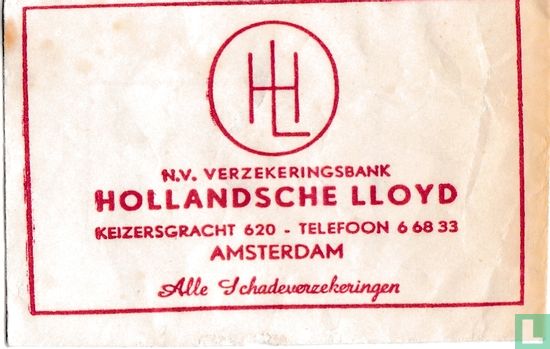 N.V. Verzekeringsbank Hollandsche Lloyd - Afbeelding 1