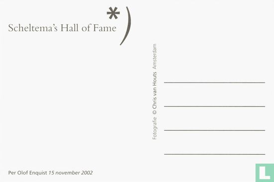 Scheltema's Hall of Fame - Per Olof Enquist 15 november 2002 - Afbeelding 2