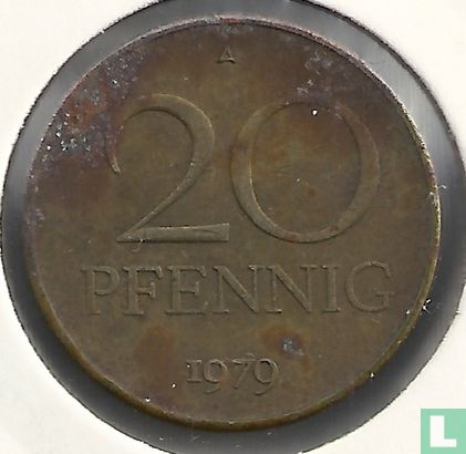 RDA 20 pfennig 1979 - Image 1
