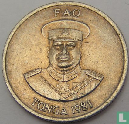 Tonga 10 seniti 1981 "FAO - World Food Day" - Image 1