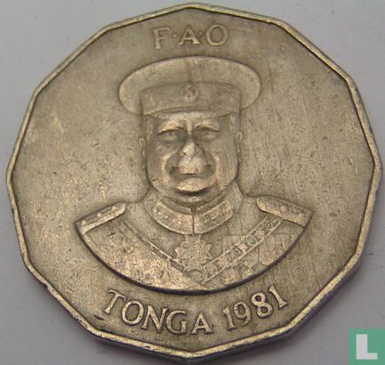 Tonga 50 Seniti 1981 "FAO - World Food Day" - Bild 1