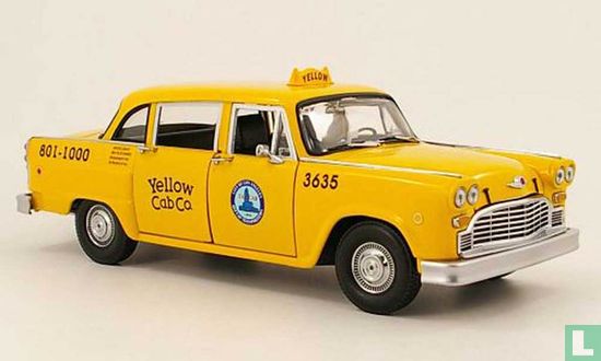 Checker A11 Yellow Taxi Cab Los Angeles