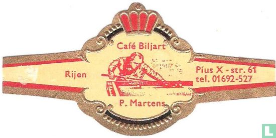 Café Biljart P. Martens - Rijen - Pius X - Str. 61 tel. 01692-527 - Bild 1