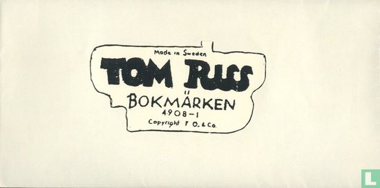 Tom Puss Bokmärken herdruk - Image 1