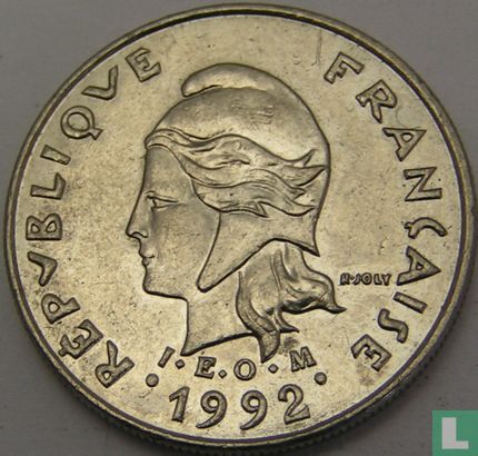 Polynésie française 10 francs 1992 - Image 1