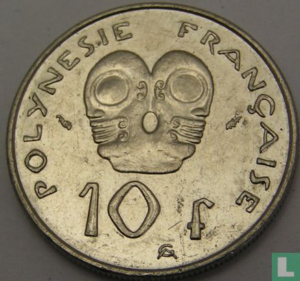 Polynésie française 10 francs 1992 - Image 2