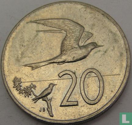 Cookeilanden 20 cents 1992 - Afbeelding 2