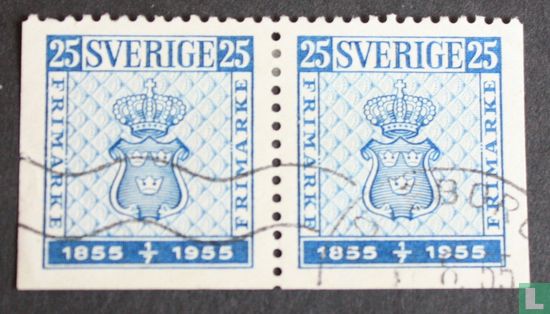 100 years Swedish stamps