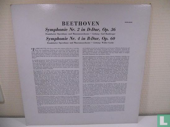 Beethoven Symphonie Nr.2 In D-Dur; Symphonie Nr.4 In B-Dur - Image 2