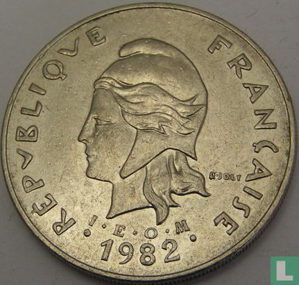 Polynésie française 50 francs 1982 - Image 1