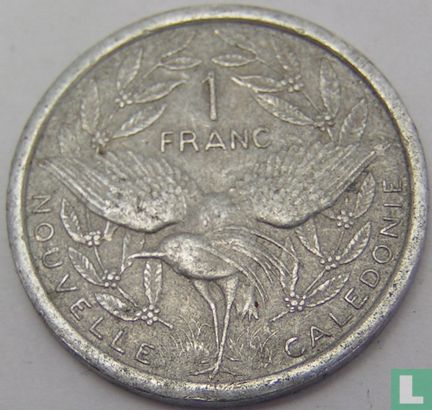New Caledonia 1 franc 1971 - Image 2