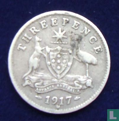 Australia 3 pence 1917 - Image 1