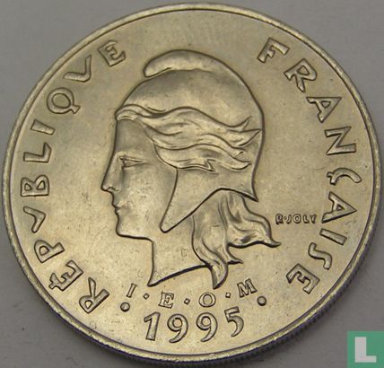 Polynésie française 50 francs 1995 - Image 1