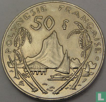 Polynésie française 50 francs 1995 - Image 2