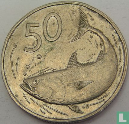 Îles Cook 50 cents 1972 - Image 2