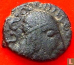 Kelten Gallia Belgica: Ambiani stam, AE brons, geslagen ca 65 vC. - Afbeelding 1