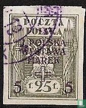 Première exposition de timbre polonais