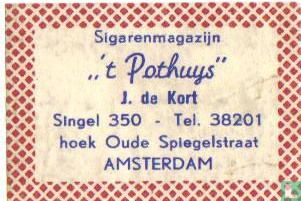 Sigarenmagazijn "'t Pothuys" - J. de Kort