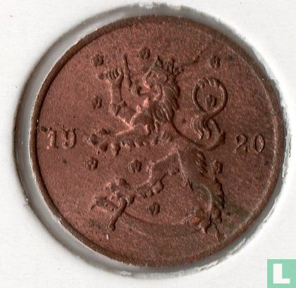 Finlande 1 penni 1920 - Image 1
