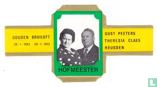 Gouden Bruiloft 20-1-1923 20-1-1973 - Gust Peeters Theresia Claes Heusden   - Image 1