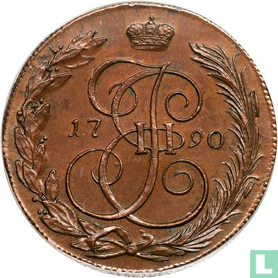 Russie 5 kopecks 1790 (Novodel) - Image 1