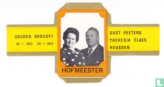 Gouden Bruiloft 20-1-1923 20-1-1973 - Gust Peeters Theresia Claes Heusden  - Image 1