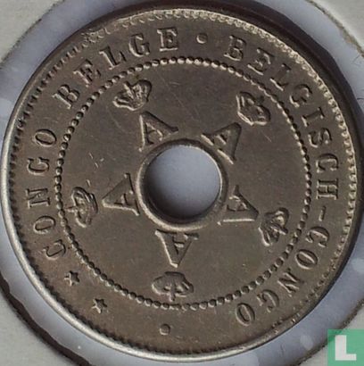 Belgisch-Congo 5 centimes 1910 - Afbeelding 2