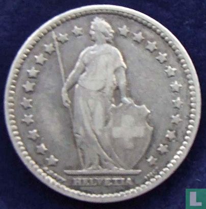 Switzerland 1 franc 1876 - Image 2