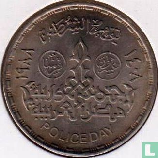 Egypt 20 piastres 1988 (AH1408) "Police day" - Image 1