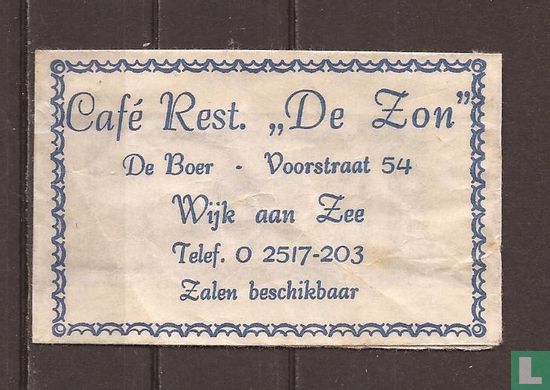 Café Rest. "De Zon" - Image 1