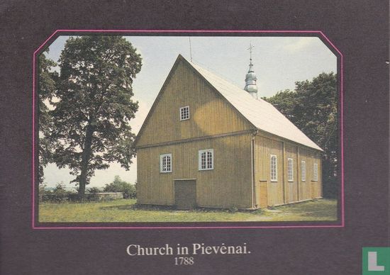 Church in Pievenai 1788 - Afbeelding 1