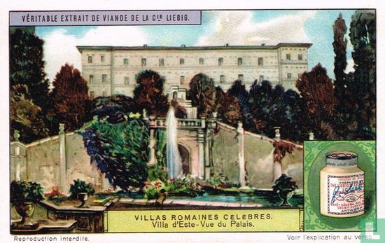 Villa d'Este - Vue du Palais