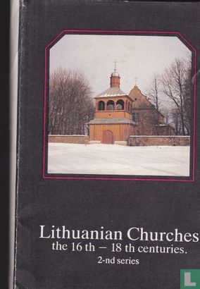 Lithuanian churches 16th-18th centuries 2-nd series Cover - Afbeelding 1