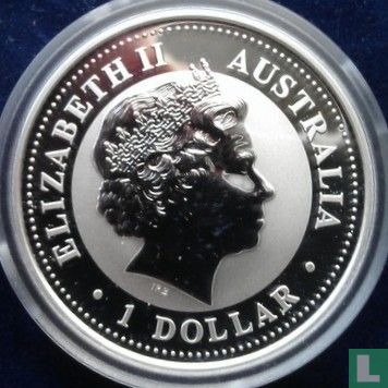Australia 1 dollar 1999 (colourless) "Year of the Rabbit" - Image 2