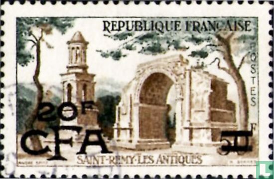 Ruine à Saint-Rémy, avec surcharge