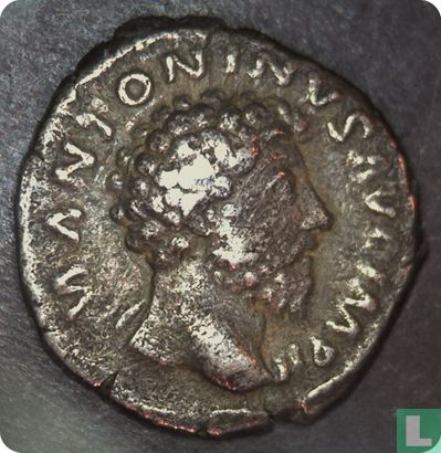 AR denier, 161-180 Apr. J.-C., l'Empire romain, Marc-Aurèle, Rome, 162-163 AD - Image 1