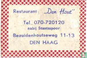 Restaurant Den Hout
