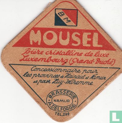 Bieres Mousel / Mousel bière cristalline (A. Delforge Namur) - Image 2